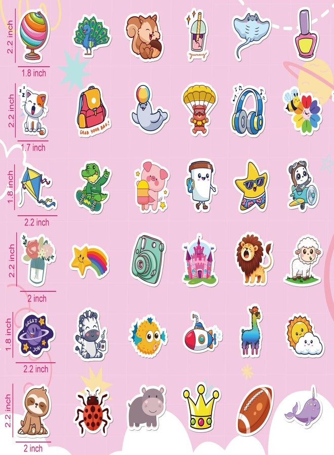 ALODNY 200 PCS Water Bottle Stickers for Kids Cute Sticker,Waterproof Vinyl Stickers for Water Bottles laptops,Kawaii Stickers for Kids Classroom Prize Boys Girls Teens - Image 5